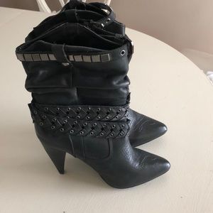 Labor Day special ! ALDO Black leather boots